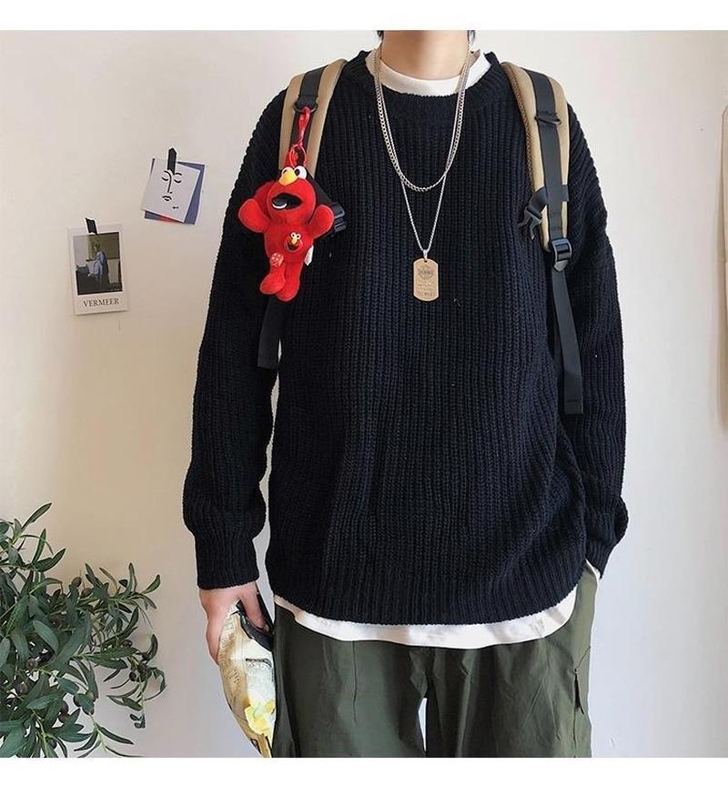 Men' Sweaters Winter Loose Solid Color Men And Women Pullovers Warm Casual Knit Pullover Trendy Couple KnitwearMen, 18
Men' Sweaters Winter Loose Solid Color Men And Women Pullovers Warm Casual Knit Pullover Trendy Couple KnitwearMen, 18