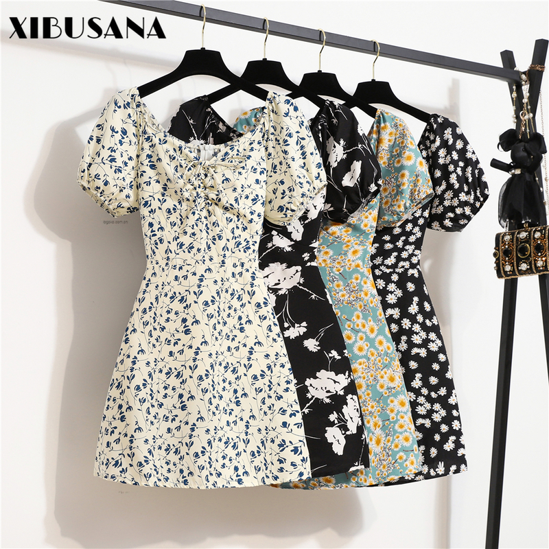 Women's Mini Sexy Dresses Summer Beach Floral Printed Shirring Pleated Elegant Short Puffy Sleeve Dress Korea Female Vestidos 220418
Women's Mini Sexy Dresses Summer Beach Floral Printed Shirring Pleated Elegant Short Puffy Sleeve Dress Korea Female Vestidos 220418