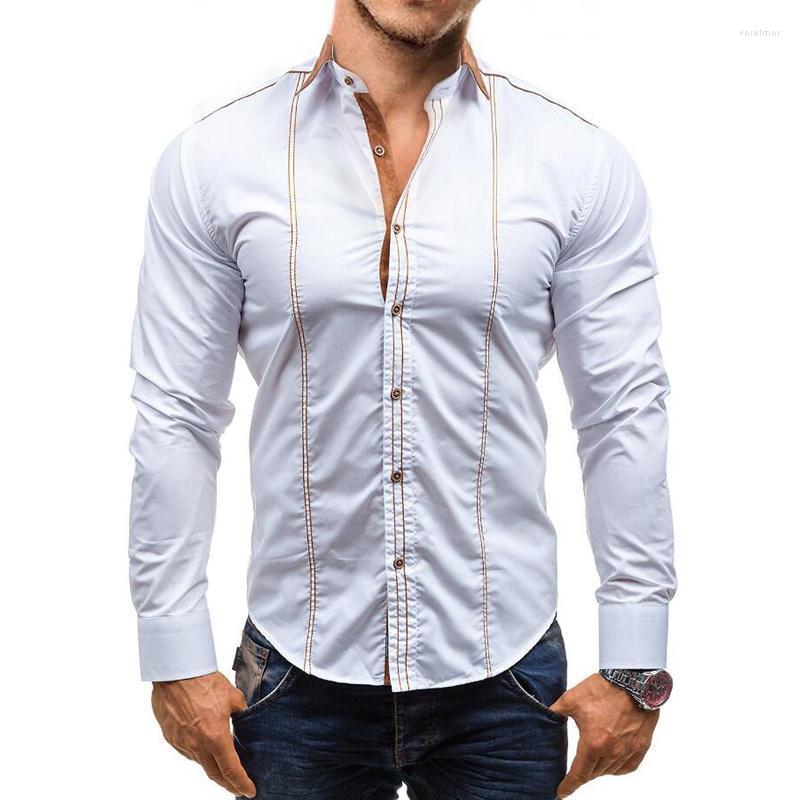 Men's Dress Shirts Man Classical Suit Collar Breathable Long Sleeve Solid Color Basic Business Slim Fit Daily Formal Mans ShirtMen's Vere22, 3088-white
Men's Dress Shirts Man Classical Suit Collar Breathable Long Sleeve Solid Color Basic Business Slim Fit Daily Formal Mans ShirtMen's Vere22, 3088-white