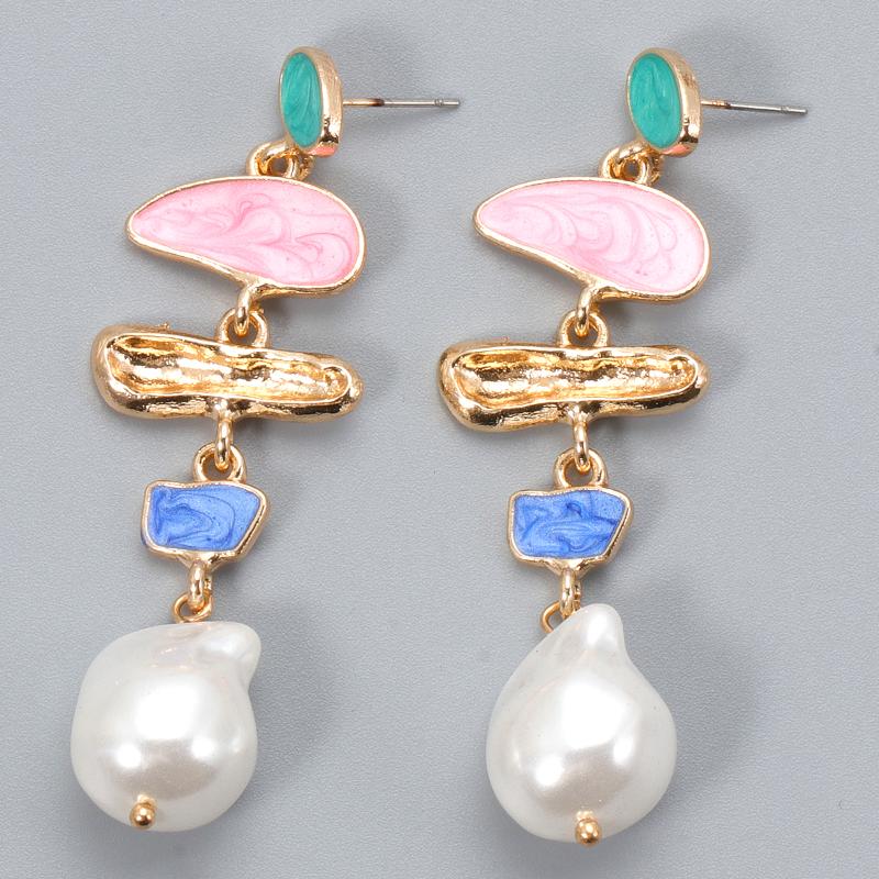 Dangle & Chandelier Wholesale JURAN Large Long Elegant Pendant Imitation Pearl Irregular Hanging Drop Earring Ear Jewelry For Women Party Br
Dangle & Chandelier Wholesale JURAN Large Long Elegant Pendant Imitation Pearl Irregular Hanging Drop Earring Ear Jewelry For Women Party Br
