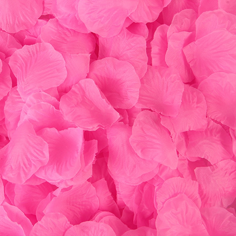 Romantic Fake Artificial Silk Rose Petals Dry Dried Flower Engagement Birthday Wedding Party Decoration 500 pcs/bag