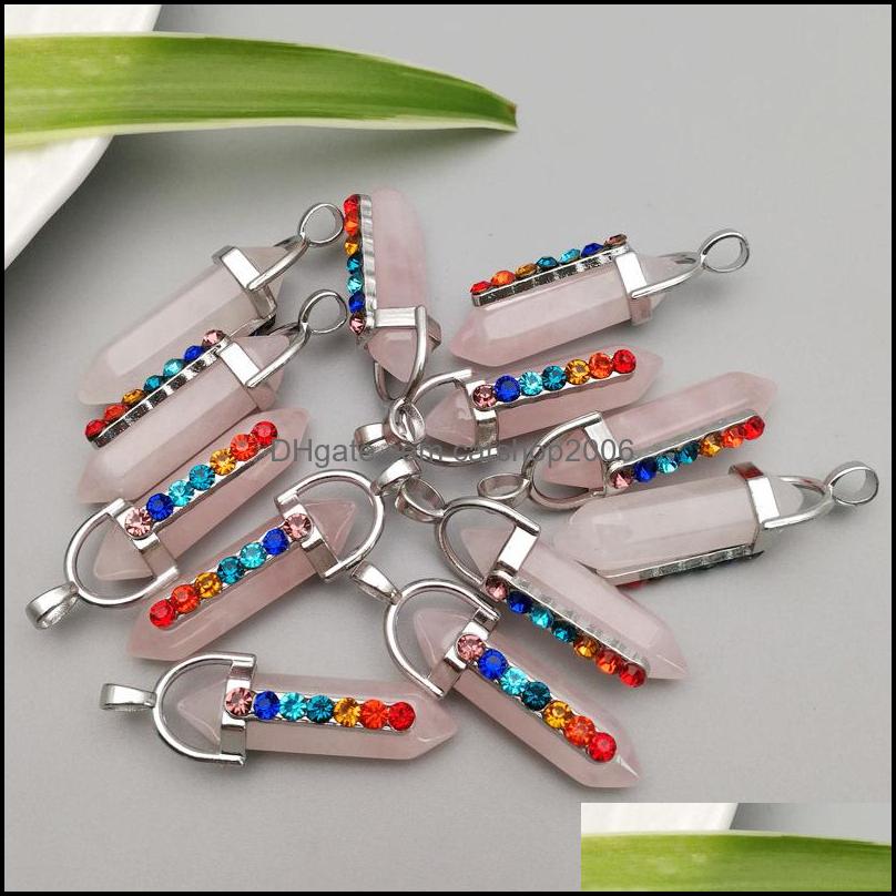 Pendant Necklaces 7 Chakra Reiki Healing Crystal Hexagon Pendum Pendants Opal Turquoise Stone Pink Quartz Diy Jewelry Mak Carshop2006 Dhesg
Pendant Necklaces 7 Chakra Reiki Healing Crystal Hexagon Pendum Pendants Opal Turquoise Stone Pink Quartz Diy Jewelry Mak Carshop2006 Dhesg