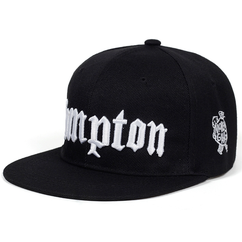 Wholesale 2019 new COMPTON embroidery Baseball Cap Hip Hop caps flat fashion sport Hat For Unisex Adjustable dad hats T200116