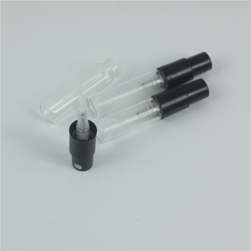 50pcs/lot 2ml&3ml Mini Glass Parfum Bottle Sample Scents Spray Bottle Refillable Fragrance Atomizer Glass Perfume Bottle Vials 220711