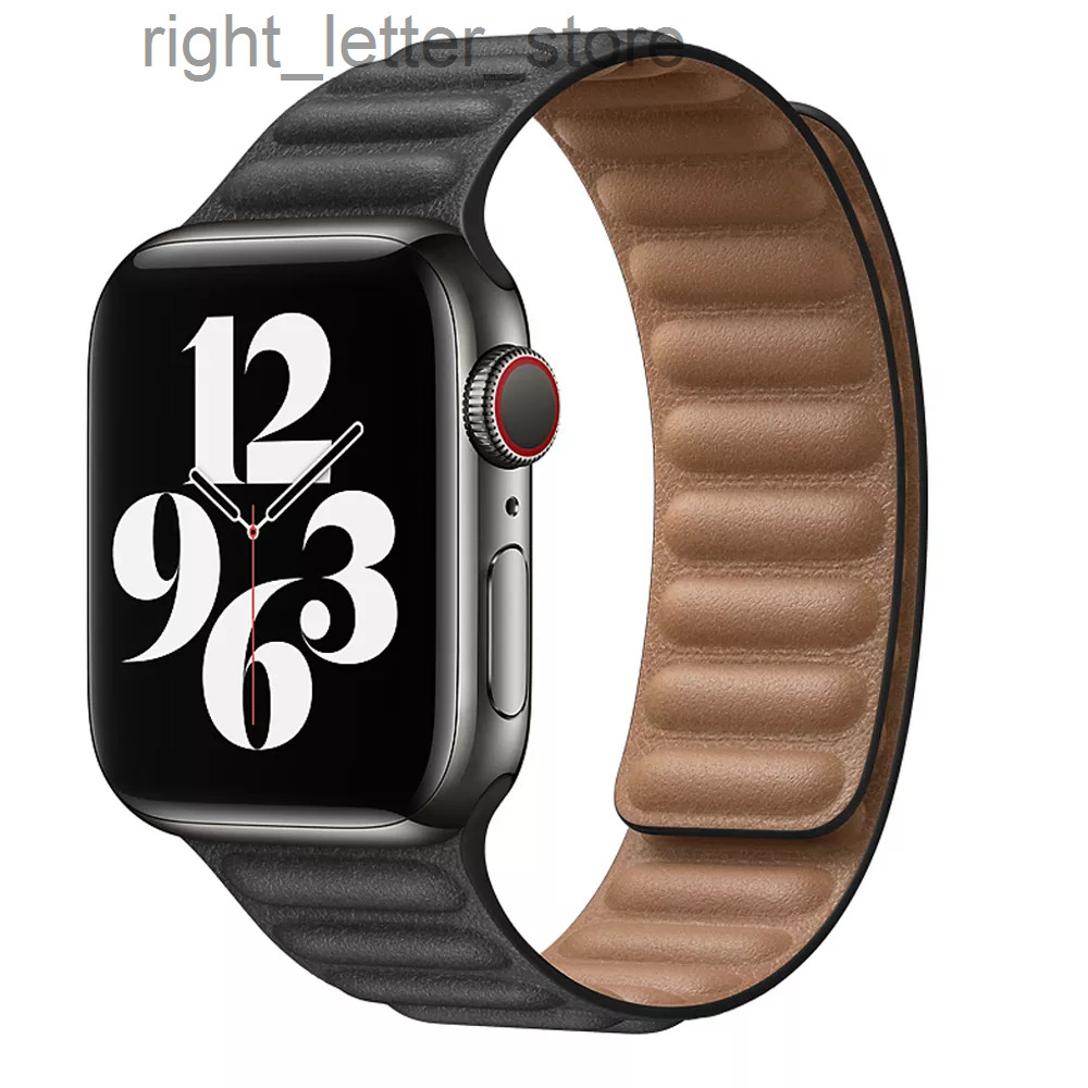 Leather Link Strap For Apple Watch 7 6 5 4 SE band 45mm 40mm 44mm Original magnetic for iwatch series 3 42mm Replacement strap W220804
Leather Link Strap For Apple Watch 7 6 5 4 SE band 45mm 40mm 44mm Original magnetic for iwatch series 3 42mm Replacement strap W220804