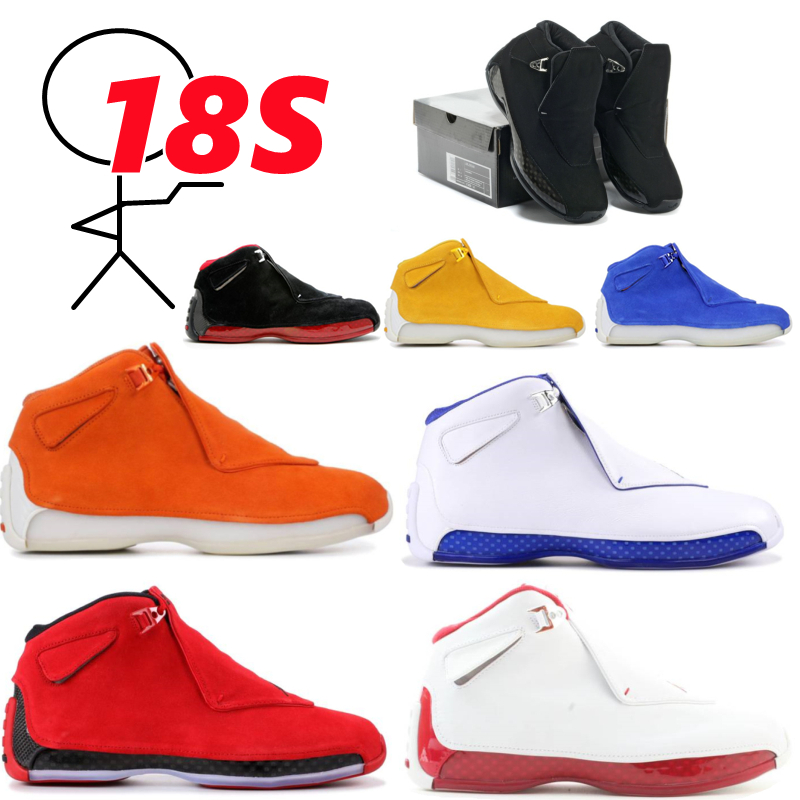 2022 Designer 18 18s Basketball Shoes Sneakers OG White Red Blue Suede Sport High top Royal Chrome Chaussures Men Athletic Trainers, Box
2022 Designer 18 18s Basketball Shoes Sneakers OG White Red Blue Suede Sport High top Royal Chrome Chaussures Men Athletic Trainers, Box