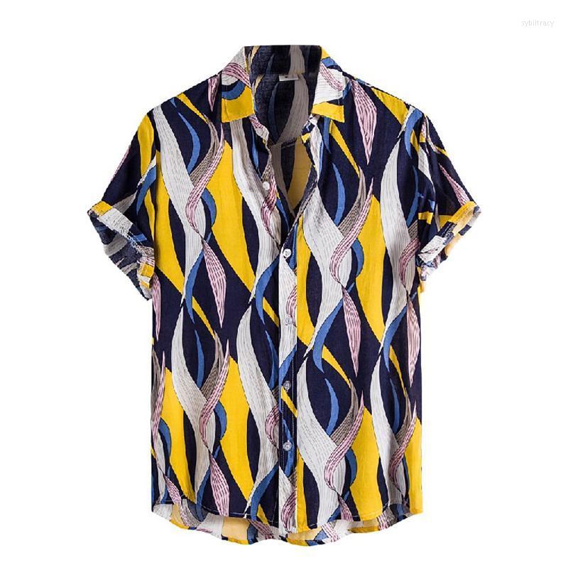 Men's Casual Shirts Chemise Homme Ete Cardigan Short Sleeve Hawaiian Beach Flower Shirt Male Turtleneck Sybi22, Beige
Men's Casual Shirts Chemise Homme Ete Cardigan Short Sleeve Hawaiian Beach Flower Shirt Male Turtleneck Sybi22, Beige