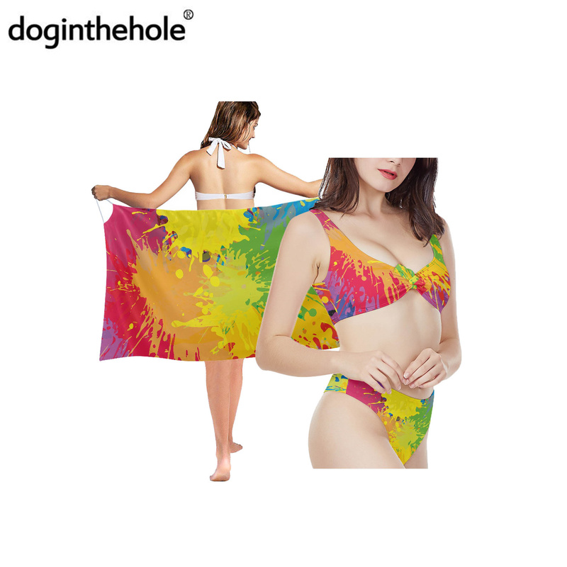 Doginthehole Women's Swimwear Paint Splatter Print Sexy Bikini Cover-ups 2 Piece Set Summer Swimming Suit Bathing Suit 220616, Ysfd1590z27-z51
Doginthehole Women's Swimwear Paint Splatter Print Sexy Bikini Cover-ups 2 Piece Set Summer Swimming Suit Bathing Suit 220616, Ysfd1590z27-z51