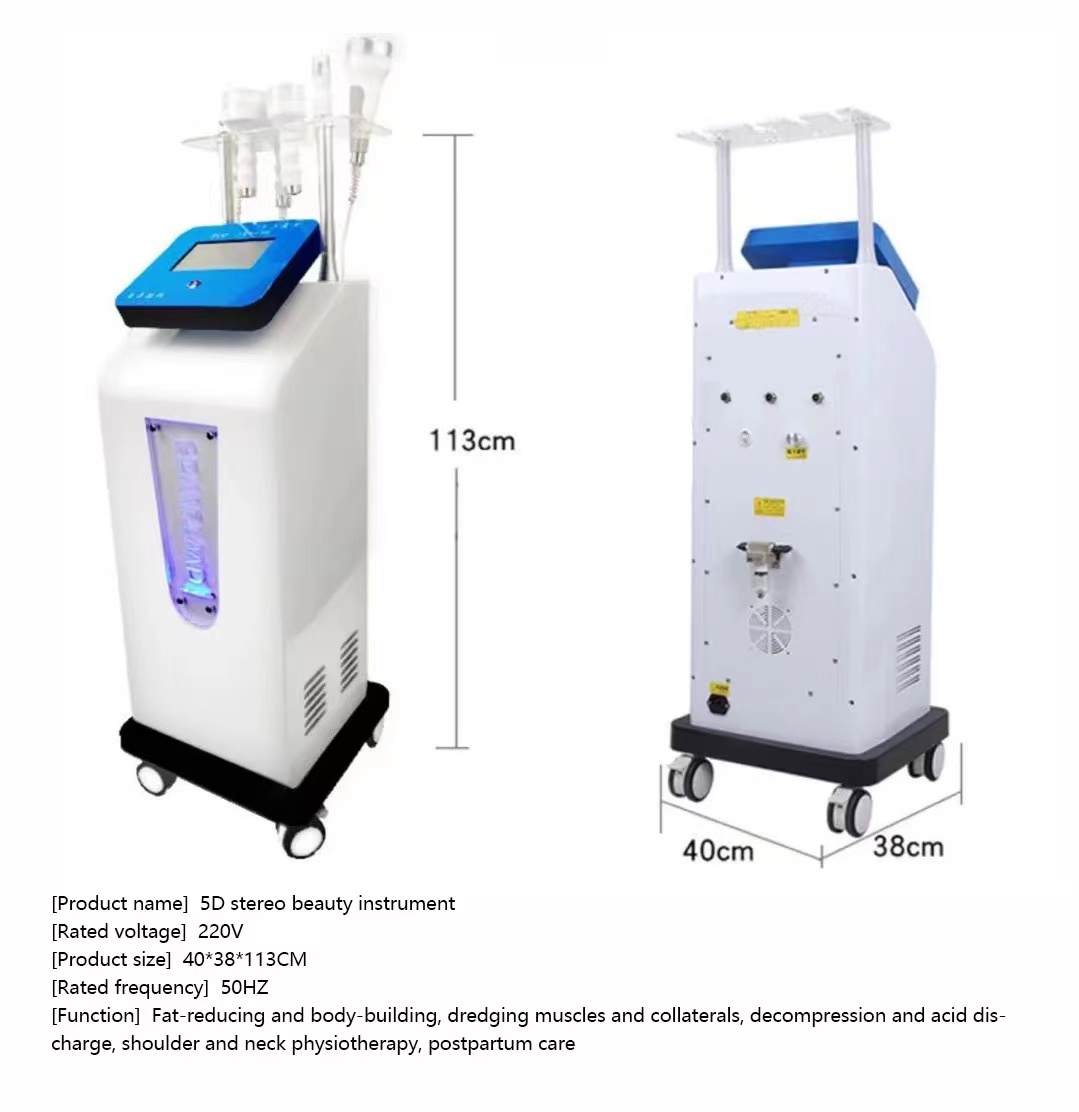 6 in 1 Beauty slimming vacuum radio frequency 80K ultrasonic cavitation machine whole body massage skin muscle stimulator fat loss slim Equipment