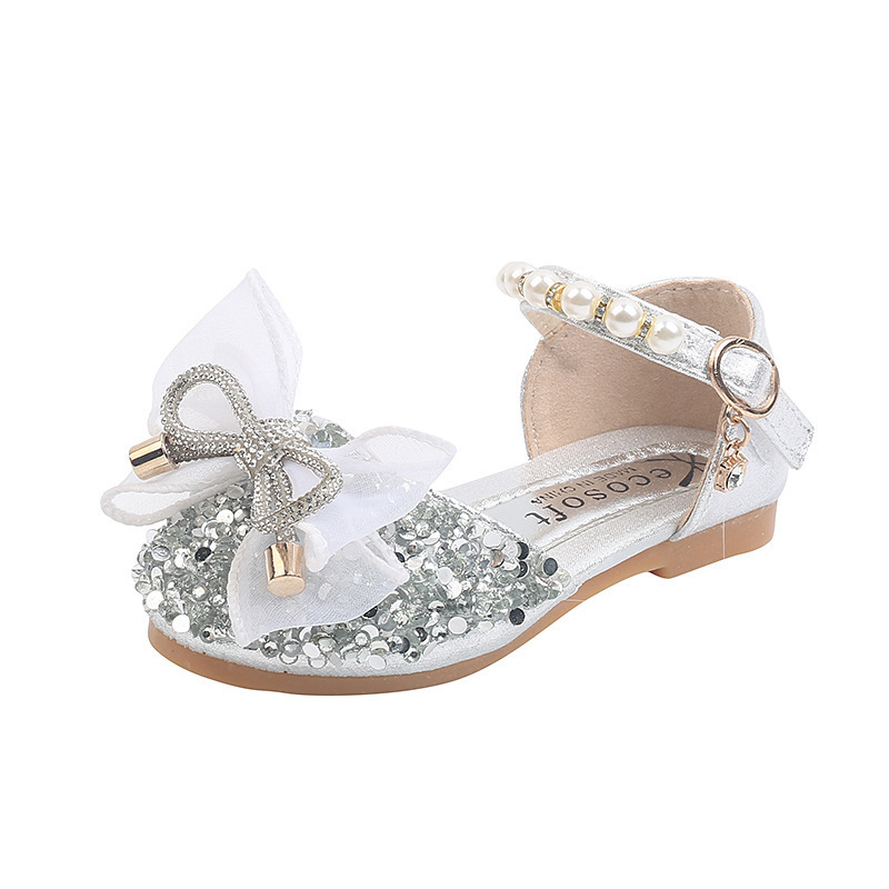 Girls Summer Fashion Little Girl Princess Children Bow Sandals Baby Show Kids Shoes E649 220725