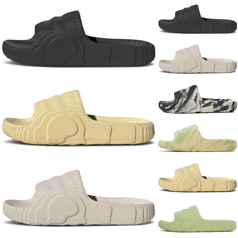 2022 adilette 22 sliders Slippers Slides designer sandals mens womens Black Desert Sand Magic Lime luxury shoes pantoufle flip flops, #1 black 
2022 adilette 22 sliders Slippers Slides designer sandals mens womens Black Desert Sand Magic Lime luxury shoes pantoufle flip flops, #1 black