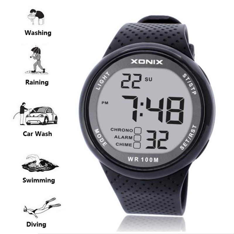 Wristwatches 2022 Watch Mens 100m Waterproof Watches Outdoor Digital Reloj Deportivo Diving Silicona Wristwatch Hombre Dropship, Black
Wristwatches 2022 Watch Mens 100m Waterproof Watches Outdoor Digital Reloj Deportivo Diving Silicona Wristwatch Hombre Dropship, Black