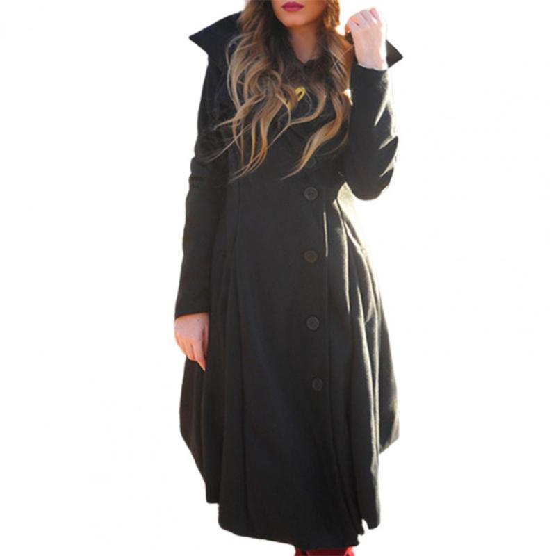 Women's Wool & Blends Buttons Closure Ruched Women Coat Long Sleeve Lapel Asymmetric Pleated Hem Hooded Elegant Outerwear Autumn Clothes, Black
Women's Wool & Blends Buttons Closure Ruched Women Coat Long Sleeve Lapel Asymmetric Pleated Hem Hooded Elegant Outerwear Autumn Clothes, Black