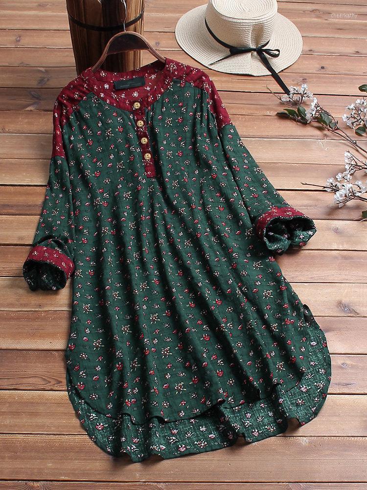 Women's Blouses & Shirts Printed Floral Shirt Women Spring Fashion Stand Collar Long Sleeve Oversized Elegant Blouse Large Size Casual Loose, Green
Women's Blouses & Shirts Printed Floral Shirt Women Spring Fashion Stand Collar Long Sleeve Oversized Elegant Blouse Large Size Casual Loose, Green