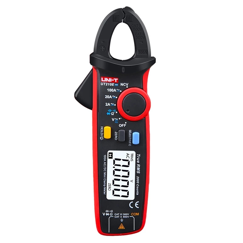 Digital Clamp Meter AC DC Current UNI-T UT210E Pro True RMS Pliers Ammeter Multimeter Resistance Frequency Tester OEM
Digital Clamp Meter AC DC Current UNI-T UT210E Pro True RMS Pliers Ammeter Multimeter Resistance Frequency Tester OEM
