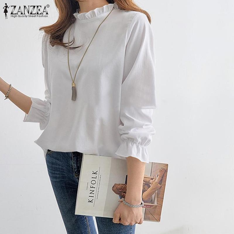 Women' Blouses & Shirts Elegant Ruffle Tops Spring Bloues 2022 Casual Long Sleeve Blusas Female Solid Tunic Plus Size Basic Top Chem, Black
Women' Blouses & Shirts Elegant Ruffle Tops Spring Bloues 2022 Casual Long Sleeve Blusas Female Solid Tunic Plus Size Basic Top Chem, Black