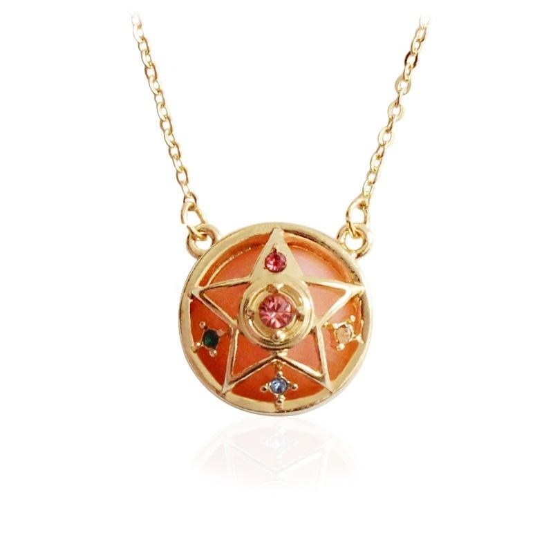 Pendant Necklaces Golden Hollow Star Round Necklace Fashion Inlaid Color Diamond Crystal Jewelry
Pendant Necklaces Golden Hollow Star Round Necklace Fashion Inlaid Color Diamond Crystal Jewelry