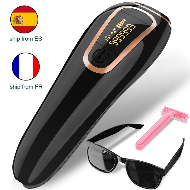 FROM ES/FR Permanent IPL Hair Removal Laser Epilator For Women 999999 Flash LCD Display Bikini Ipl Laser Hair Removal Machine 220419
FROM ES/FR Permanent IPL Hair Removal Laser Epilator For Women 999999 Flash LCD Display Bikini Ipl Laser Hair Removal Machine 220419