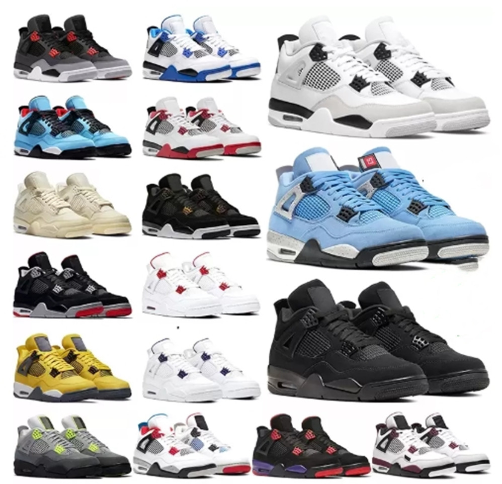 jumpman 4 Basketball Shoes Black Cat 4s men women Red Thunder White Oreo Sail Pure Money Red Metallic jorda 4trainers jordan4s sports sneakers, Choose an option
jumpman 4 Basketball Shoes Black Cat 4s men women Red Thunder White Oreo Sail Pure Money Red Metallic jorda 4trainers jordan4s sports sneakers, Choose an option