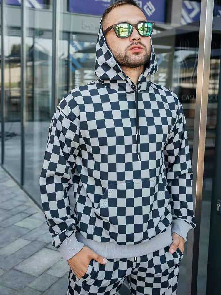 Men's Tracksuits Mens Sets Men Wear Lattice Sport Suits European American Trends Print Fitness Zipper Sweatpants Slim Casual Fashion Tracksu, Suit 3
Men's Tracksuits Mens Sets Men Wear Lattice Sport Suits European American Trends Print Fitness Zipper Sweatpants Slim Casual Fashion Tracksu, Suit 3