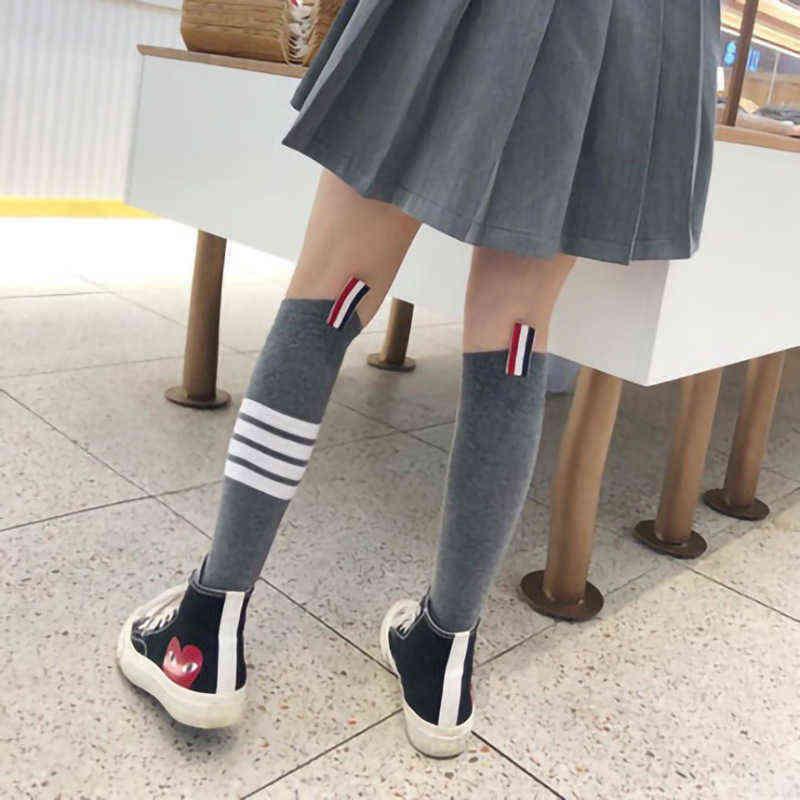 Net red TB cotton women's stockings asymmetric four bar horizontal band mark knee socks versatile college fashion socks, 35cm dark gray band mark
Net red TB cotton women's stockings asymmetric four bar horizontal band mark knee socks versatile college fashion socks, 35cm dark gray band mark