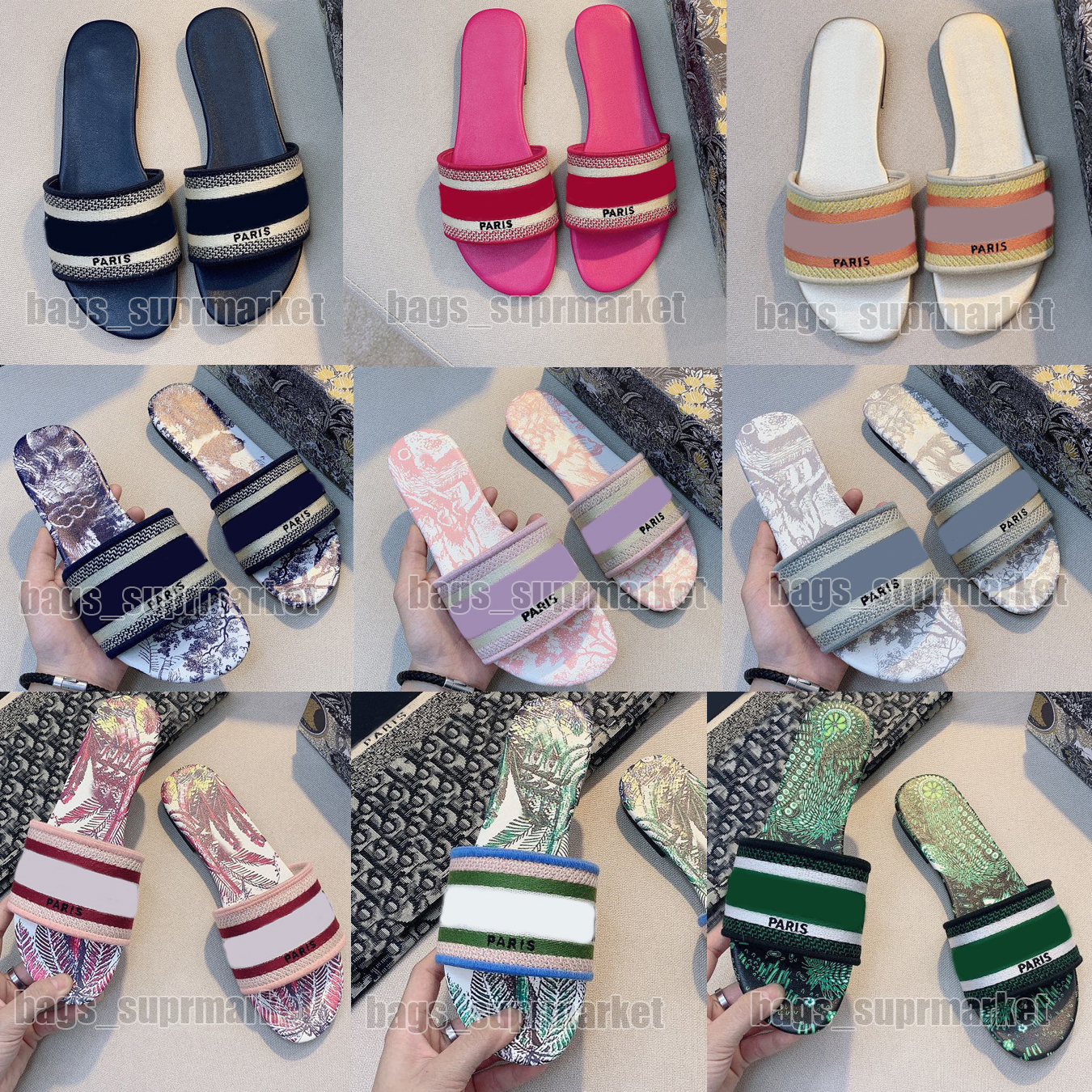 beach slippers classic flat summer lazy designer dio diors cartoon big head flops leather slides hotel bath letter embroider women shoes lady sexy sandals with box, White
beach slippers classic flat summer lazy designer dio diors cartoon big head flops leather slides hotel bath letter embroider women shoes lady sexy sandals with box, White