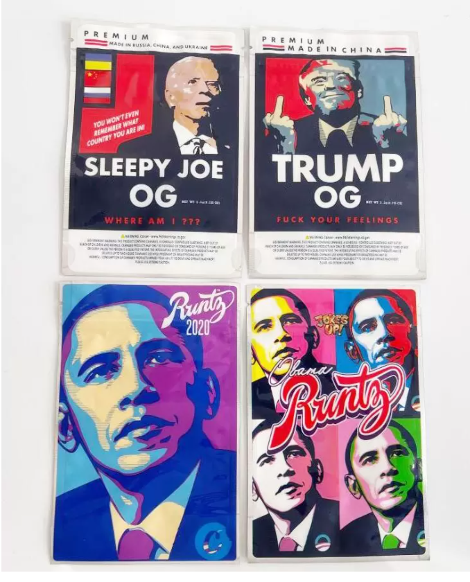 Trump OG Sleepy Joe 3.5g mylar bag pk cook bags Sides Sealed Flat Pouch 2021 420 Empty Biden Obama
Trump OG Sleepy Joe 3.5g mylar bag pk cook bags Sides Sealed Flat Pouch 2021 420 Empty Biden Obama