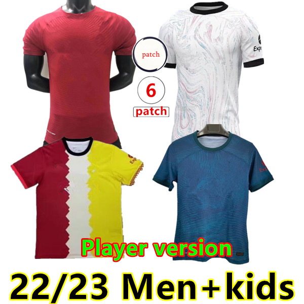 Size:S-4XL 22 23 Soccer Jerseys Player version home red 2022 fan version away white polo third yellow TOP Thailand Mohamed goalkeeper men+kids football shirts 2023, 22/23 home
Size:S-4XL 22 23 Soccer Jerseys Player version home red 2022 fan version away white polo third yellow TOP Thailand Mohamed goalkeeper men+kids football shirts 2023, 22/23 home
