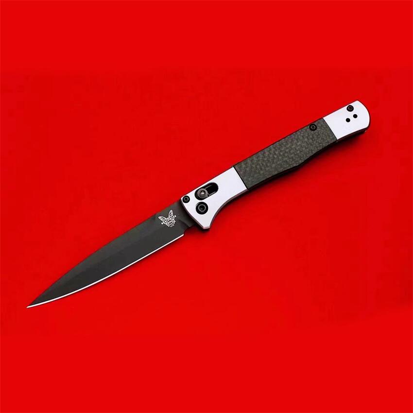 Benchmade 4170BK Auto Fact Folding Knife 3.95" S90V Black Spear Point Blade Aluminum Handles with Carbon Fiber 4170 Automatic Tools Single action
Benchmade 4170BK Auto Fact Folding Knife 3.95" S90V Black Spear Point Blade Aluminum Handles with Carbon Fiber 4170 Automatic Tools Single action