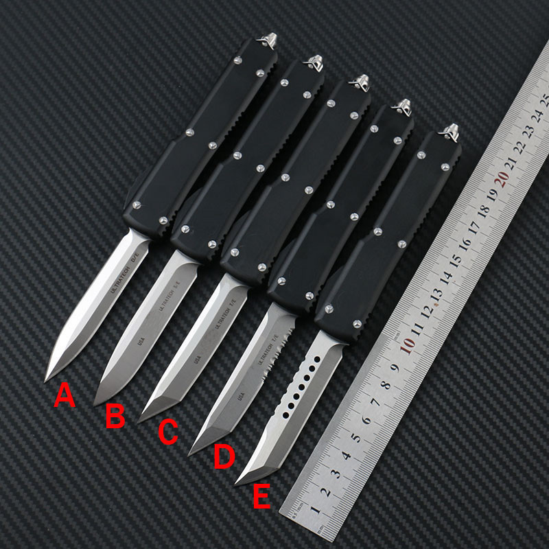 Hot BENCHMADE 3300 Automatic Bounty Hunter knives UT85 UTX85 UT70 VG10 Blade BM3310BK Infidel Knife Outdoor Camping knifes
Hot BENCHMADE 3300 Automatic Bounty Hunter knives UT85 UTX85 UT70 VG10 Blade BM3310BK Infidel Knife Outdoor Camping knifes