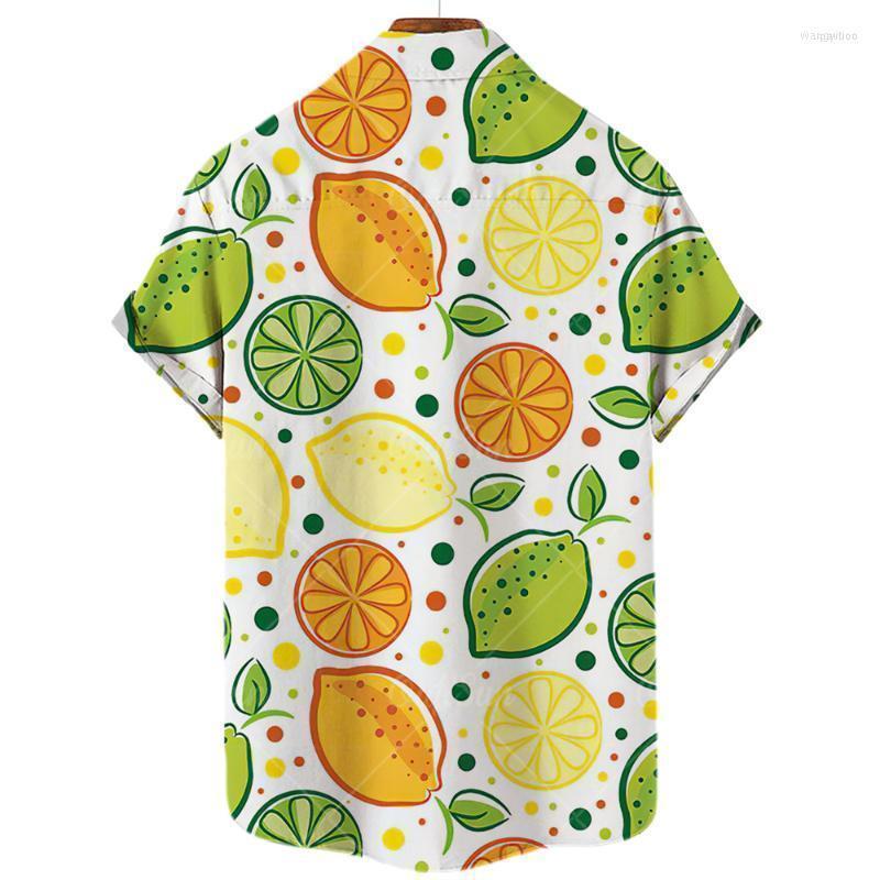 Men's Casual Shirts Vintage Shirt Men Short Sleeve Plus Size 5XL Hawaiian Quick Dry Fashion Lemon Fruit Print Summer, Zx-21 
Men's Casual Shirts Vintage Shirt Men Short Sleeve Plus Size 5XL Hawaiian Quick Dry Fashion Lemon Fruit Print Summer, Zx-21