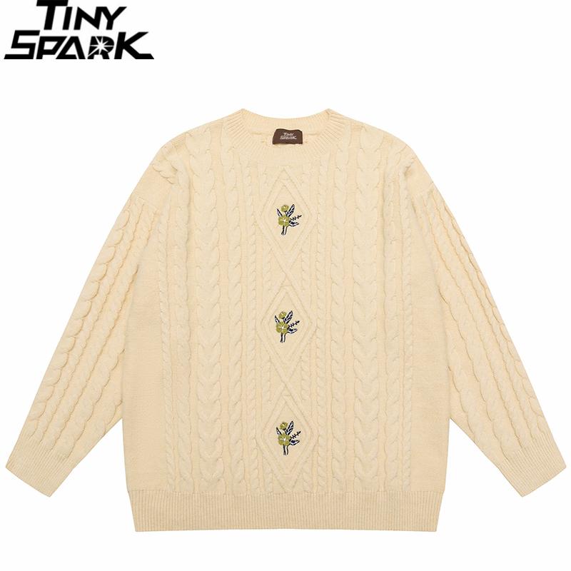 Men's Sweaters Men Streetwear Harajuku Knitted Sweater Floral Embroidery Retro Pullover 2022 Autumn Cotton Casual Hip Hop ClothingMen's, A273m80044
Men's Sweaters Men Streetwear Harajuku Knitted Sweater Floral Embroidery Retro Pullover 2022 Autumn Cotton Casual Hip Hop ClothingMen's, A273m80044