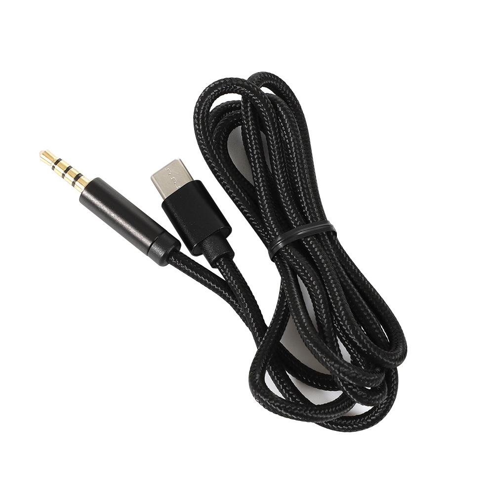 Car AUX Cable To Type C Cables 3.5mm Jack Stereo Audio for AUX Type-c