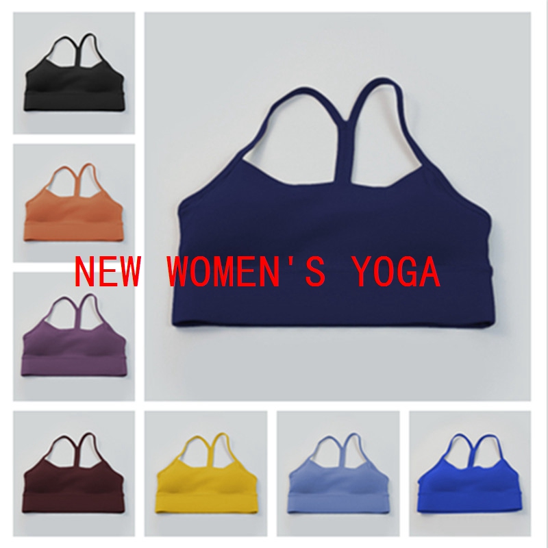 Women's Cozy Widen Hem Vests Padded Running Sports Bra Y-Shape Racer Back Spaghetti Straps Yoga Bra Tops with Removable Cups LULULEMEN, 002
Women's Cozy Widen Hem Vests Padded Running Sports Bra Y-Shape Racer Back Spaghetti Straps Yoga Bra Tops with Removable Cups LULULEMEN, 002