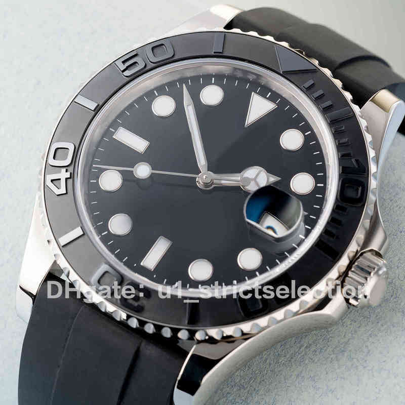 Automatic Sports U1 Men's Watches Mechanical Master Watch Chain Stainless Steel Case Rubber Strap Sapphire Glass Folding Buckle Withp, As picture
Automatic Sports U1 Men's Watches Mechanical Master Watch Chain Stainless Steel Case Rubber Strap Sapphire Glass Folding Buckle Withp, As picture