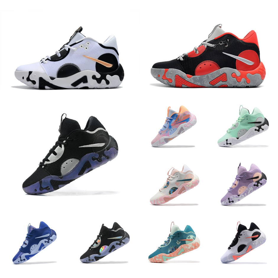 Mens Paul George PG 6 VI basketball shoes PG6 Red Black Bred White Gold Pink Love Letter Pink Floral lebron 19 XIX sneakers tennis with box, White black
Mens Paul George PG 6 VI basketball shoes PG6 Red Black Bred White Gold Pink Love Letter Pink Floral lebron 19 XIX sneakers tennis with box, White black