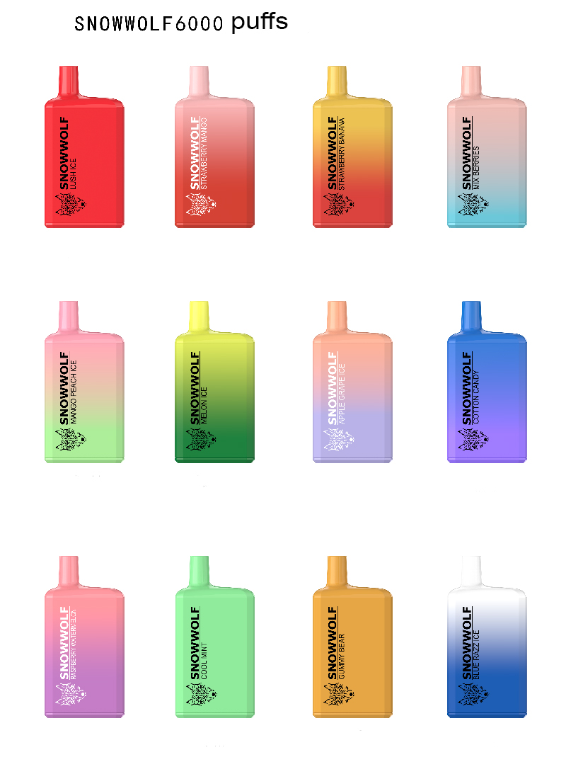 Disposable vapes 6000 Puff Bar Electronic Cigarettes 12 COLORS Bars Sigelei Snowwolf Newest E Cig with Built in 500AHM Rechargeable Battertry
Disposable vapes 6000 Puff Bar Electronic Cigarettes 12 COLORS Bars Sigelei Snowwolf Newest E Cig with Built in 500AHM Rechargeable Battertry