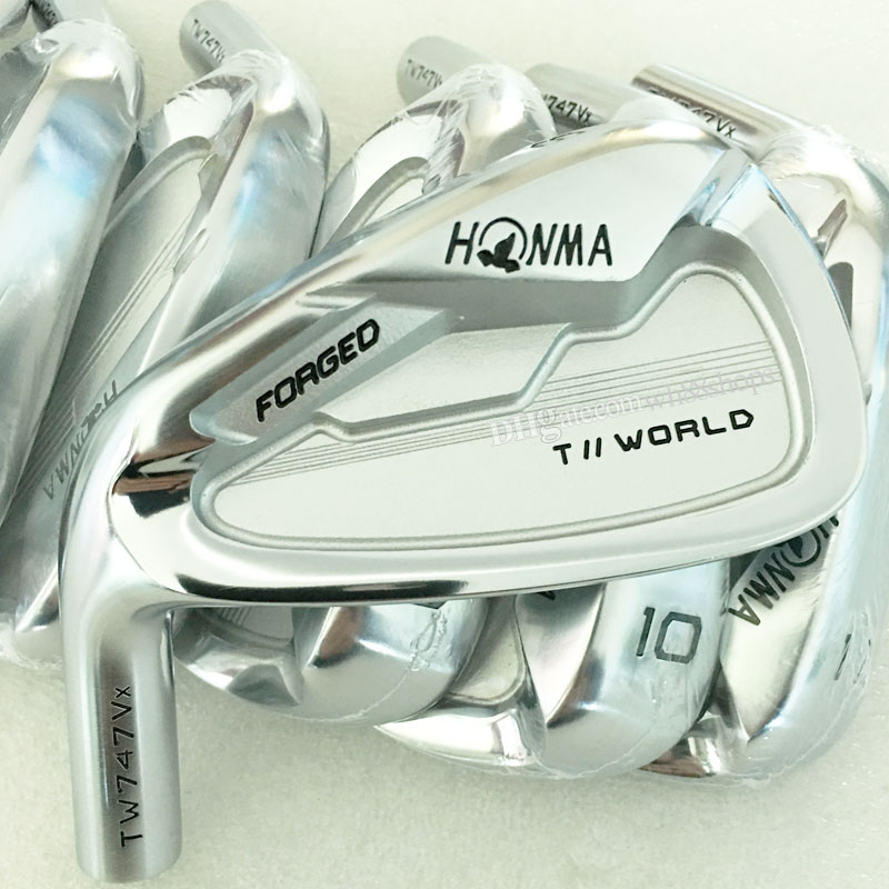 Golf Irons HONMA TW747 Vx Golf Clubs Left Handed Men Clubs Irons Set Graphite or Steel Shaft 4-9P R/S Flex Free shipping
