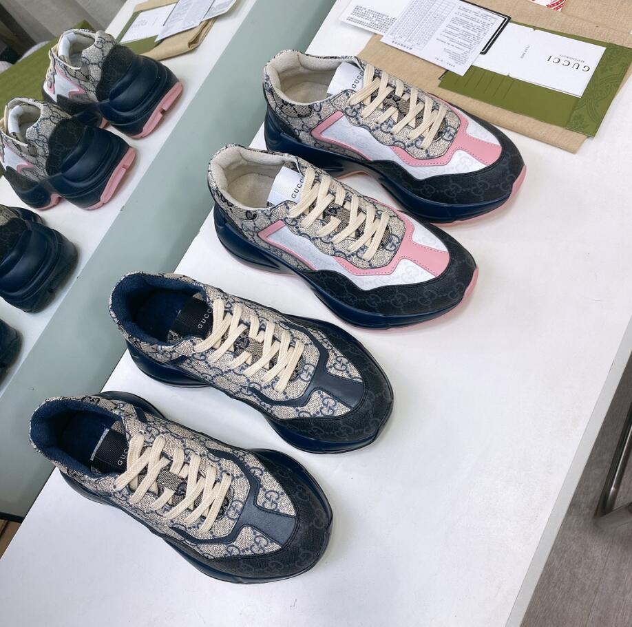 2022 Designer shoes Rhyton Sneakers Beige Men Trainers Vintage Luxury Chaussures Ladies Shoe Designers Sneaker size 35-46, Color 5
2022 Designer shoes Rhyton Sneakers Beige Men Trainers Vintage Luxury Chaussures Ladies Shoe Designers Sneaker size 35-46, Color 5