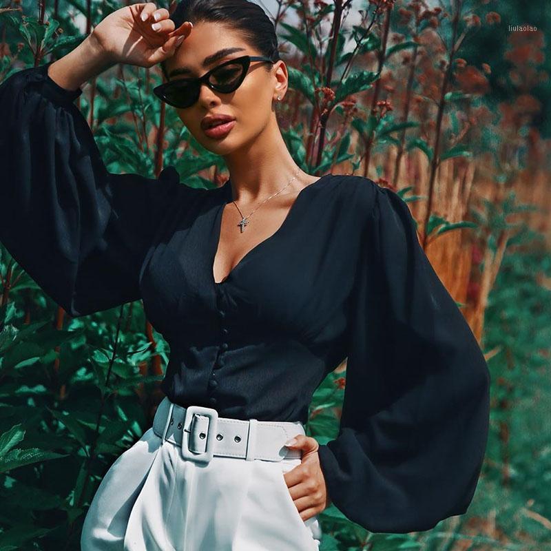 Obrix Vintage Bohemian Female Black Blouse V-Neck Lantern Sleeve Office Lady Fashion Shirt For Women Women' Blouses & Shirts
Obrix Vintage Bohemian Female Black Blouse V-Neck Lantern Sleeve Office Lady Fashion Shirt For Women Women' Blouses & Shirts