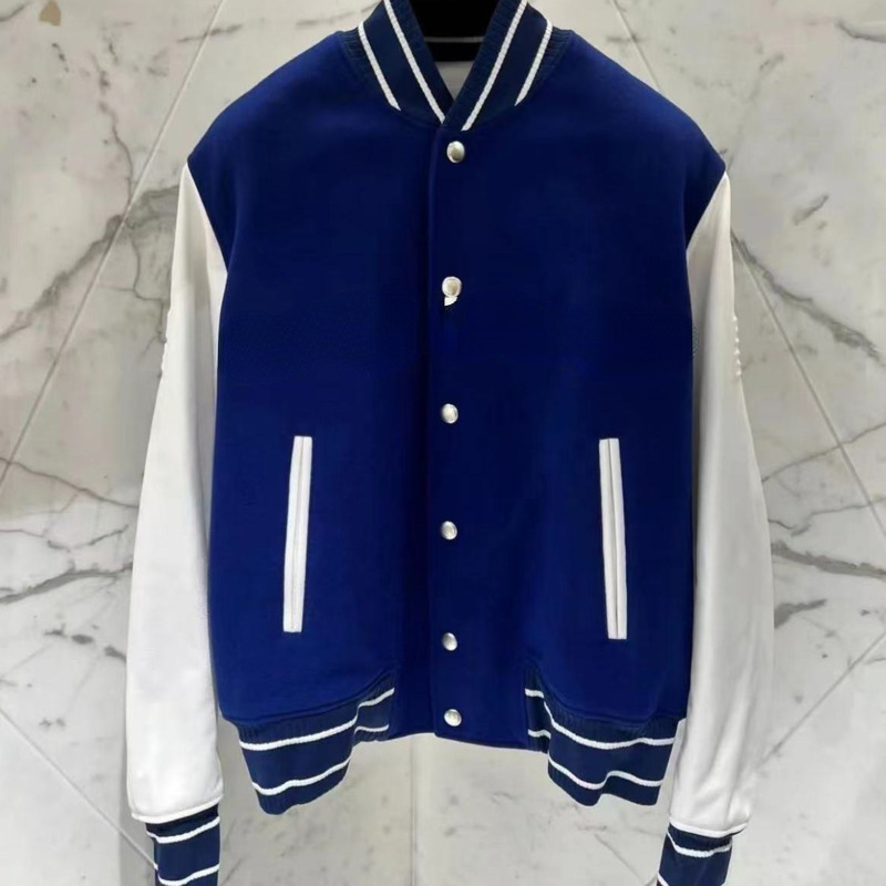 Mens jacket Designer Baseball Jackets High Quality Cashmere Leather Patchwork Coat Letter Embroidered Cardigan Sportswear men women Loose Casual Coats, Style 10
Mens jacket Designer Baseball Jackets High Quality Cashmere Leather Patchwork Coat Letter Embroidered Cardigan Sportswear men women Loose Casual Coats, Style 10