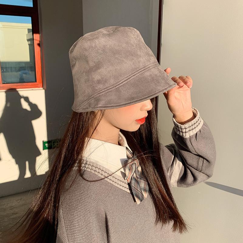 Berets Retro Suede Bucket Hats Women Spring Summer Foldable Fisherman Hat Lady Bob Caps Hip Hop Gorras Panama Cap OutdoorBerets, Color3
Berets Retro Suede Bucket Hats Women Spring Summer Foldable Fisherman Hat Lady Bob Caps Hip Hop Gorras Panama Cap OutdoorBerets, Color3