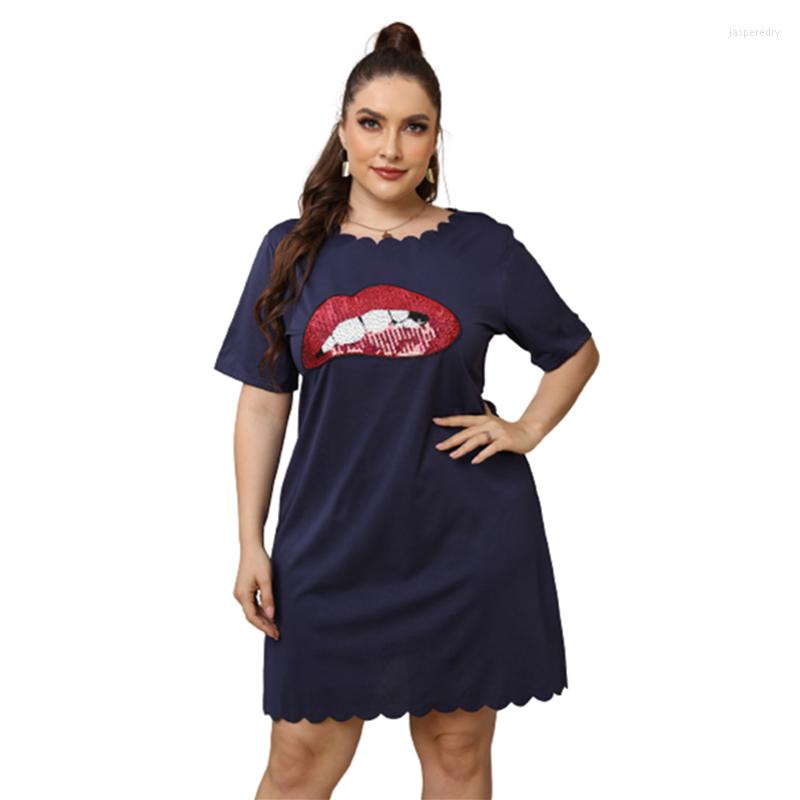 Plus Size Dresses Women Summer Short Sleeve O-Neck Casual Mini Dress Sexy Lips Embroidery 2022 Elegant Lady Vestidos Jasp22, Oym 200430army green
Plus Size Dresses Women Summer Short Sleeve O-Neck Casual Mini Dress Sexy Lips Embroidery 2022 Elegant Lady Vestidos Jasp22, Oym 200430army green