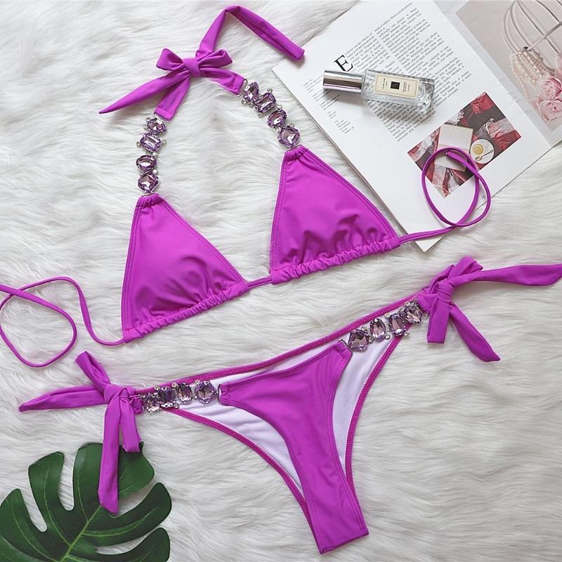 Women' Swimwear Brazilian Jewelled Rhinestones Diamond Bikini Women Female Swimsuit Two-piece Gems Set Bather Bathing Suit SwimWomen, Blue
Women' Swimwear Brazilian Jewelled Rhinestones Diamond Bikini Women Female Swimsuit Two-piece Gems Set Bather Bathing Suit SwimWomen, Blue