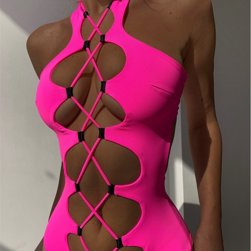Sexy Solid Color Halter Swimsuit Women Push Up Hollow Out Bikini Swimwear Female Cross Bandage Bathing Suit Biquini 220401
Sexy Solid Color Halter Swimsuit Women Push Up Hollow Out Bikini Swimwear Female Cross Bandage Bathing Suit Biquini 220401