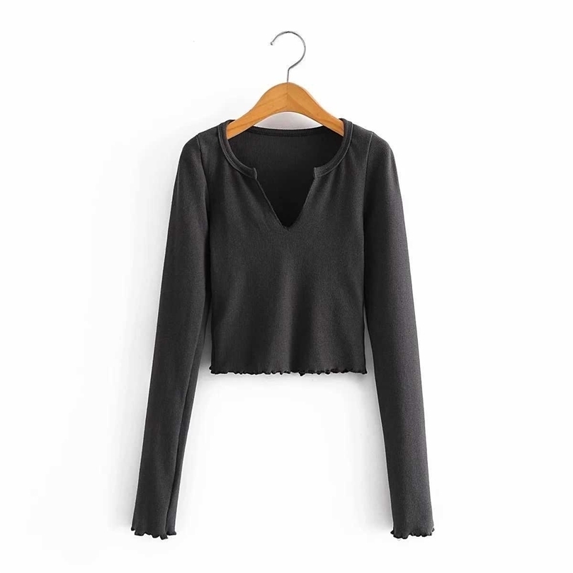 Women knit Crop Top V-neck Fashion Casual Chic Lady Slim-fit Woman Knitted T-shirt Tops 210709, Blue
Women knit Crop Top V-neck Fashion Casual Chic Lady Slim-fit Woman Knitted T-shirt Tops 210709, Blue