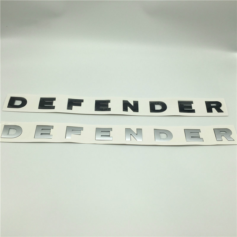2025 new Car Accessories For Defender Front Bonnet Emblem Badge Lettering Sticker4972865 Free shipping