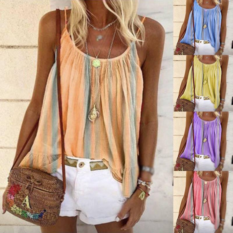 Women's Tanks & Camis Print Tops Shirt Summer Sleeveless Swing Plus Size Flared Vest WomensWomen's, Blue
Women's Tanks & Camis Print Tops Shirt Summer Sleeveless Swing Plus Size Flared Vest WomensWomen's, Blue