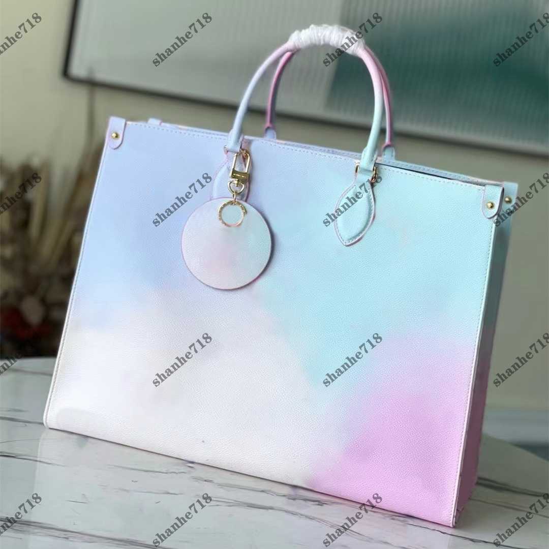 Multicolour Gradient Onthego Totes Women Shoulder Crossbody Bags Mirror Quality Designer Handbags Luxury Lady Purses Large Shopping Bag wallet, Bubble paper packag
Multicolour Gradient Onthego Totes Women Shoulder Crossbody Bags Mirror Quality Designer Handbags Luxury Lady Purses Large Shopping Bag wallet, Bubble paper packag