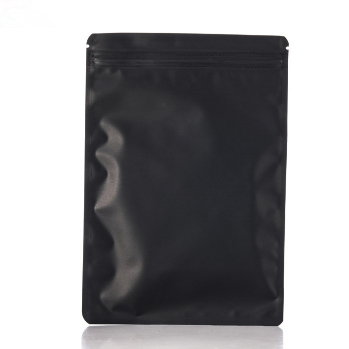 100pcs Flat Bottom Aluminum Foil Zip Lock Packaging Bags Resealable Snack Ground Coffee Beans Chocolate Tea Sugar Beaf Christmas Wedding Gifts Storage